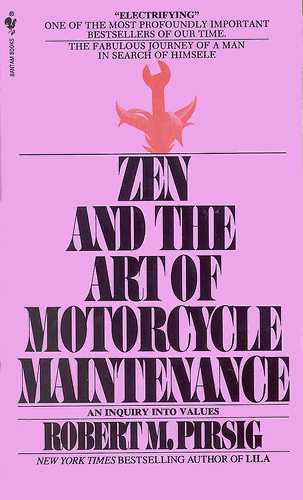 Book cover: Zen and the art of motorcycle maintenance