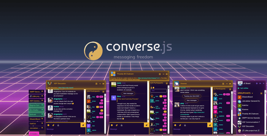 Screenshot of Converse
